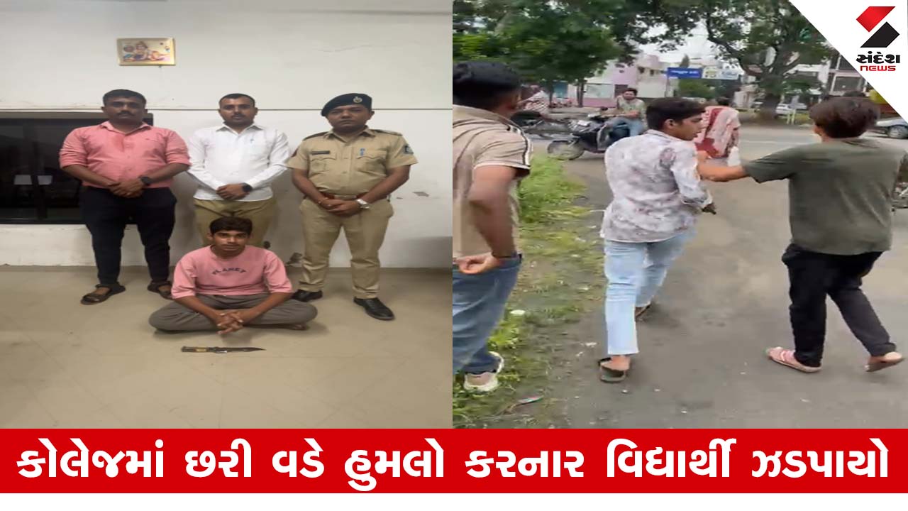 Gandhinagar News : દહેગામમાં લુખ્ખા તત્વોનો આતંક, છરી લઈને પહોંચ્યો કોલેજ અને પછી થઇ જોવા જેવી...