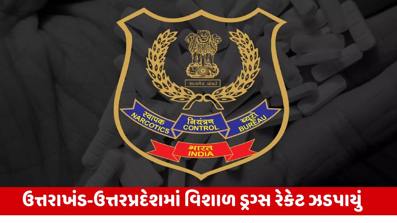 NCB દ્વારા મોટા ડ્રગ્સ રેકેટનો પર્દાફાશ, ₹20 કરોડની નશીલી દવાઓ જપ્ત કરવામાં આવી.