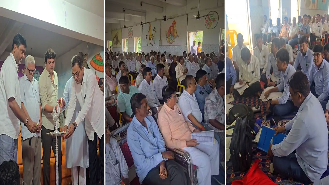 સુરતમાં જીવનરક્ષા હોસ્પિટલ અને પુરોસ્તમ મંડળીના સહયોગથી મેડિકલ કેમ્પમાં ધી પુરસોત્તમ ફાર્મસના સભાસદોનો ભાગ.