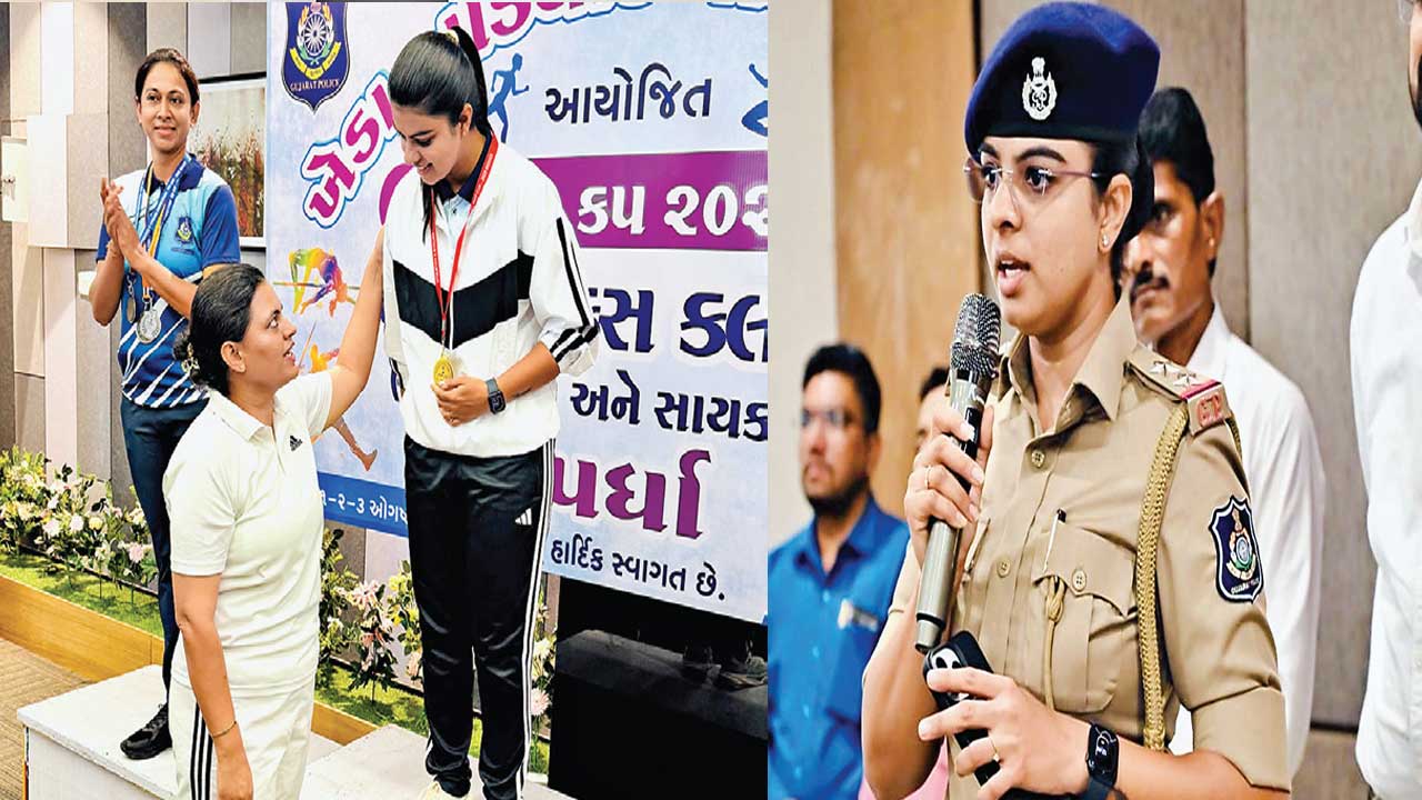 Nadiad: ડીજીપી કપ સ્પર્ધામાં ખેડા જિલ્લા મહિલા પોલીસે બાજી મારી દીધી