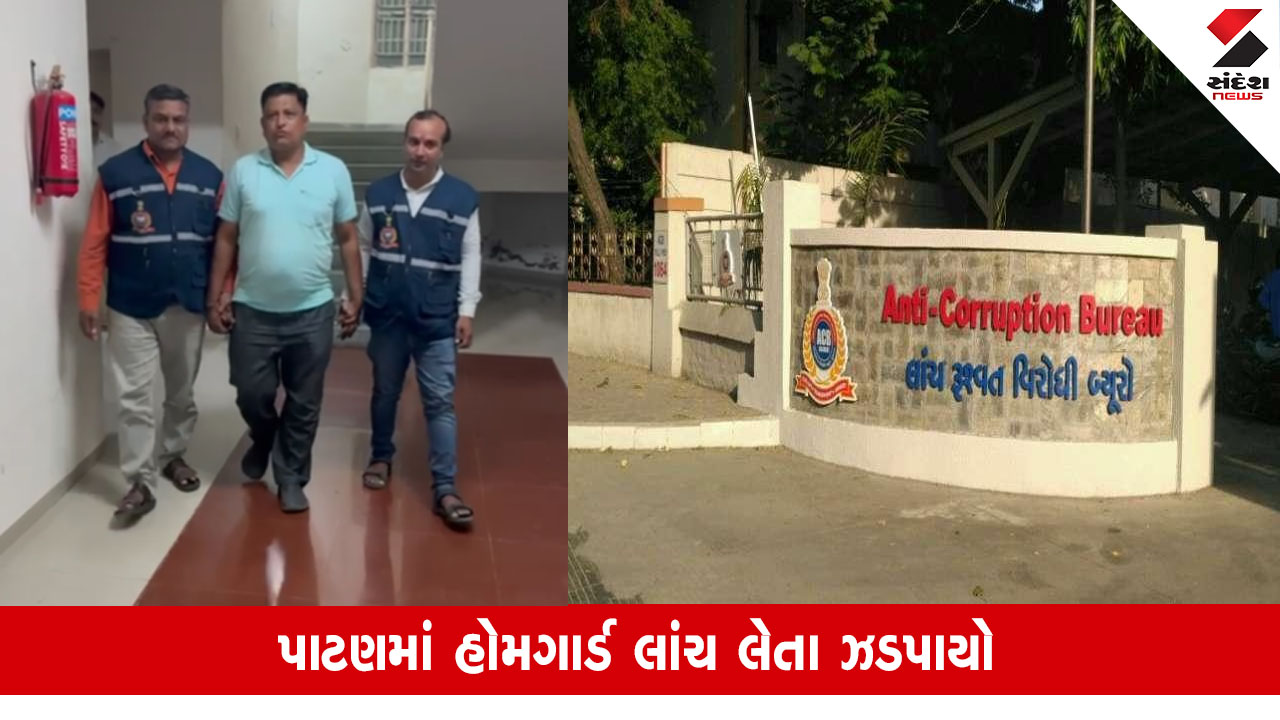 Patan News: પગાર બિલ મંજૂર કરી આપવા હોમગાર્ડે બે હજારની લાંચ માંગી, ACBએ રંગેહાથે ઝડપ્યો