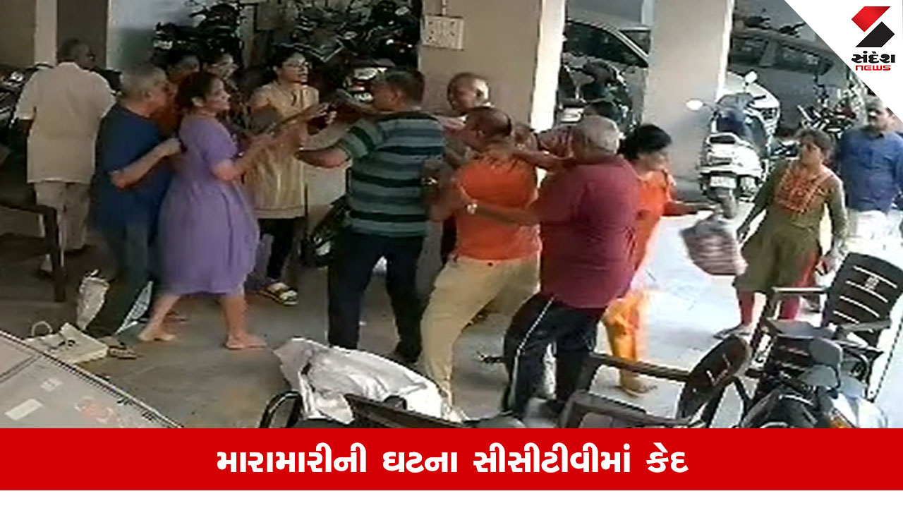 Ahmedabad News: સોલામાં દેવ રેસીડેન્સી સોસાયટીમાં ભજન બંધ કરવા બાબતે મારામારી, મહિલાએ ખુરશીઓ અને સામાન ફેંક્યા