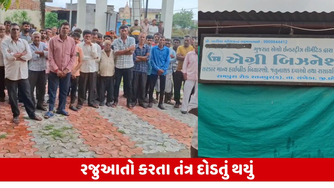 Chhota Udepur : રતનપુર ગામે ખાતરની કાળા બજારી, સરપંચ સહિત ખેડૂતો સંચાલકની સામે પડ્યા