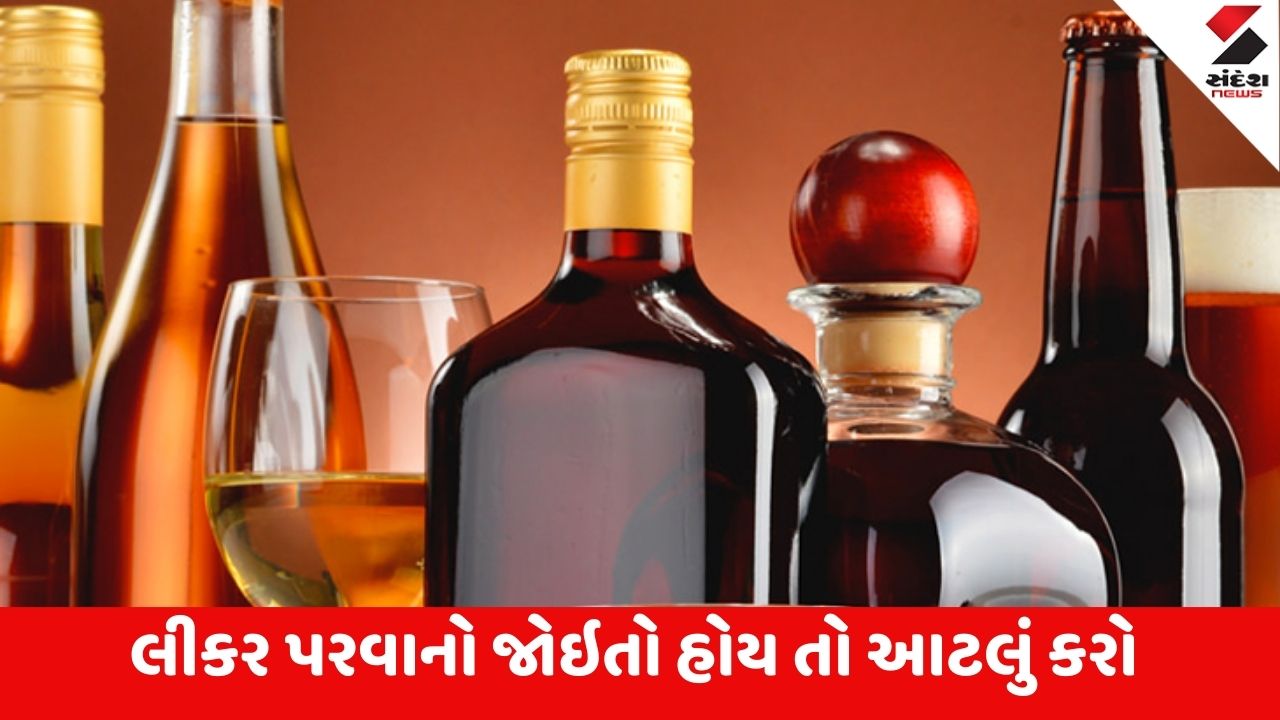 Gandhinagar : હવે લીકર પરમીશન મેળવી લો ઓનલાઇન, નશાબંધી કચેરીમાં જવાની ઝંઝટ ગઇ