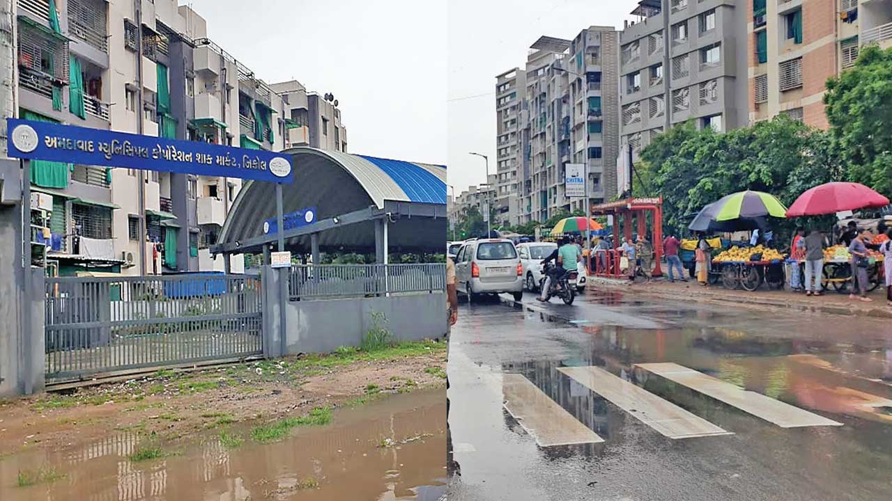 Ahmedabad: નિકોલમાં AMCનું શાક માર્કેટ છ મહિનાથી ઉદઘાટનની રાહમાં