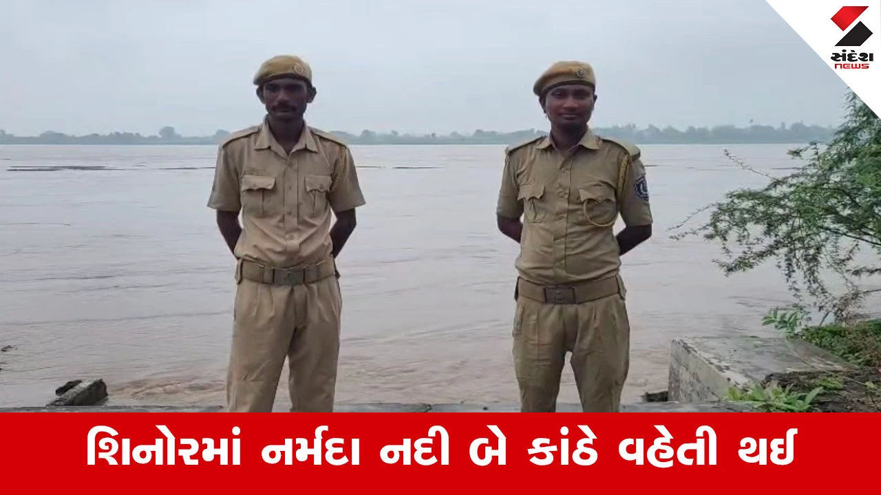 Vadodara News: શિનોરમાં નર્મદા નદીએ ભયજનક સપાટી વટાવી, Bhadareshwar Mandir પાણીમાં ગરકાવ !