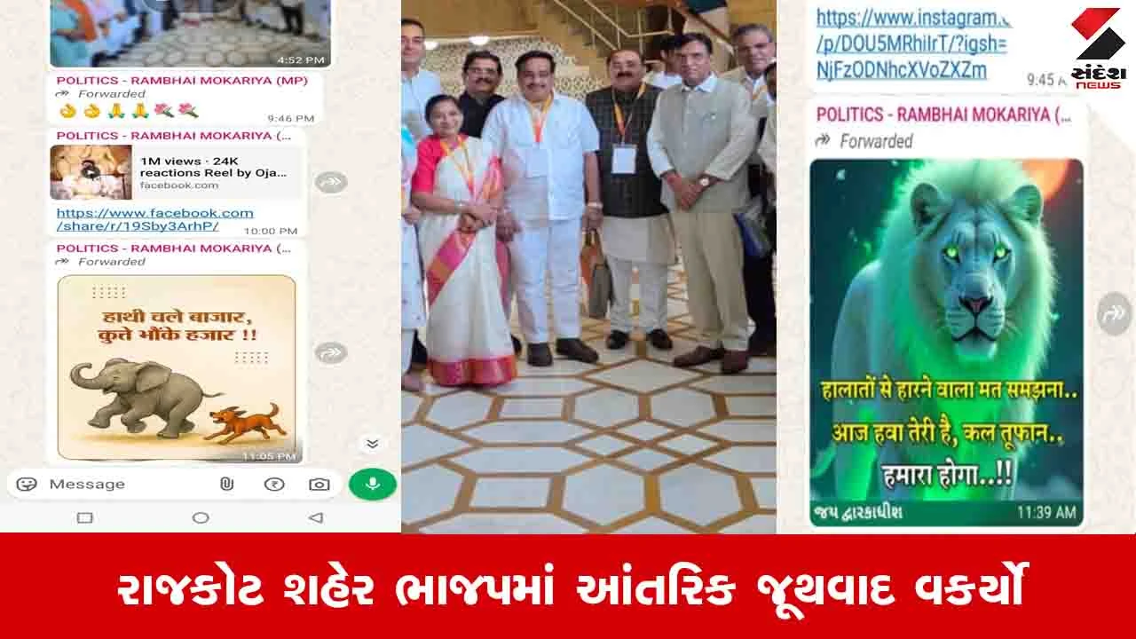 Rajkot News : હાલાતો સે હારને વાલા મત સમજના, આજ હવા તેરી હૈ કલ તુફાન હમારા હોગા : સાંસદ રામ મોકરિયા