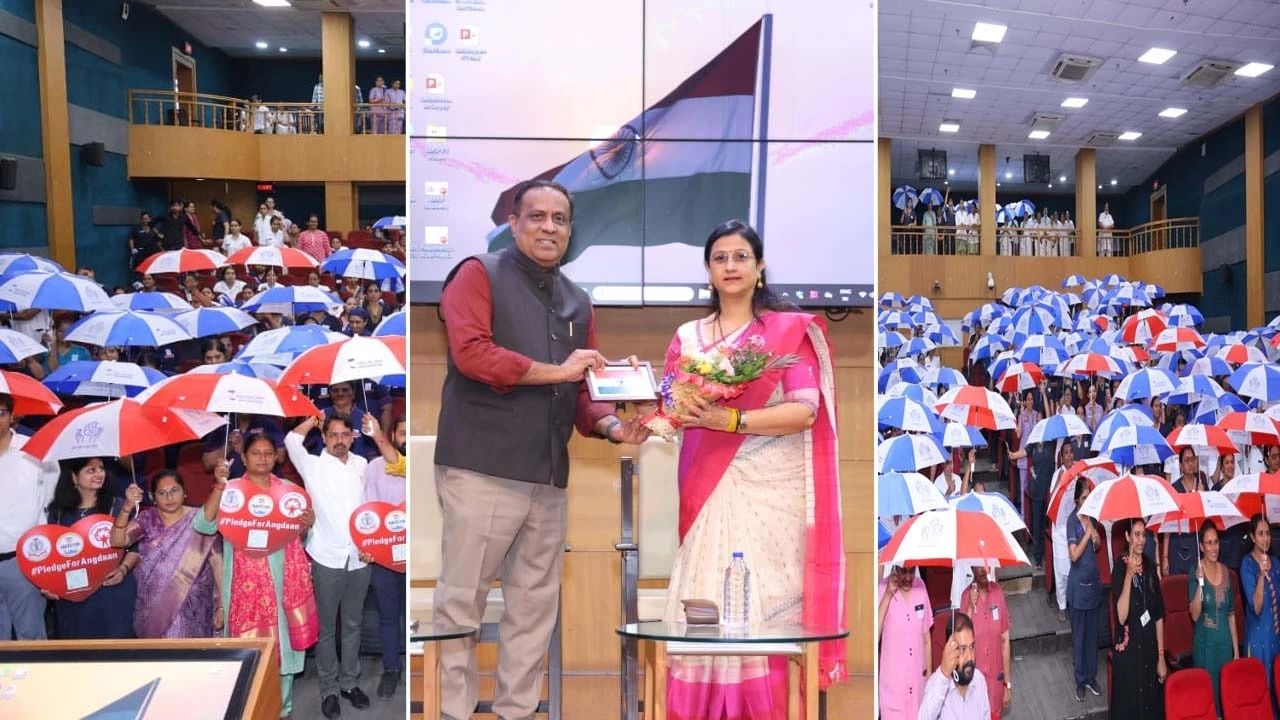 અંગદાનથી જીવનદાનના સંદેશ સાથે ગુજરાતમાં અંગદાનને જનઆંદોલન બનાવવા નાગરિકોને પ્રેરણા અપાઈ.