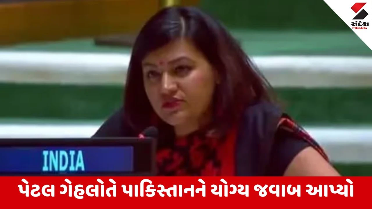 UNGA: ભારતે પાકિસ્તાનને ખખડાવી નાખ્યું, આતંકવાદીઓના ગુણગાન બંધ કરવાનું કહ્યું.