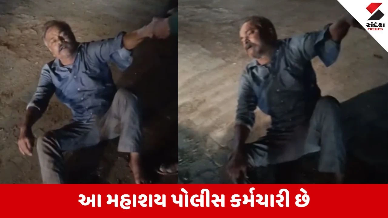 Sabarkantha : નશામાં ધૂત પોલીસ કર્મચારીએ અકસ્માત સર્જ્યો, ત્રણથી ચાર વાહનોને લીધા અડફેટે