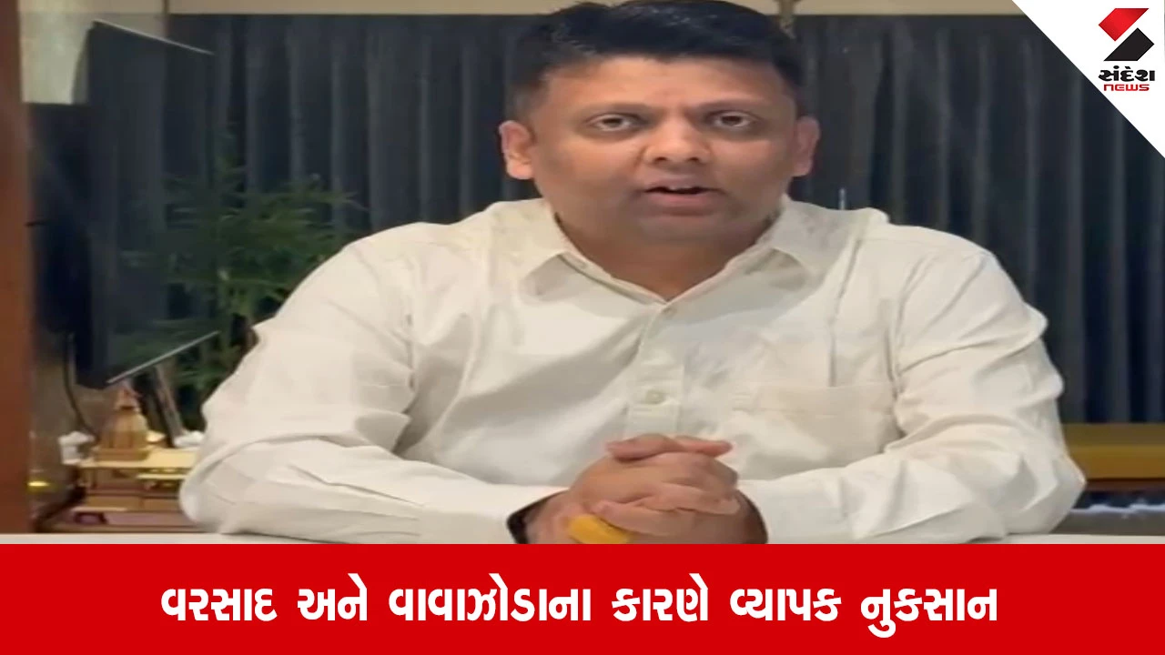 Valsad: ડાંગના સાંસદ ધવલ પટેલની CMને રજૂઆત, વાવાઝોડા-વરસાદથી થયેલા વ્યાપક નુકસાન માટે ત્વરિત રાહત પેકેજની માગ