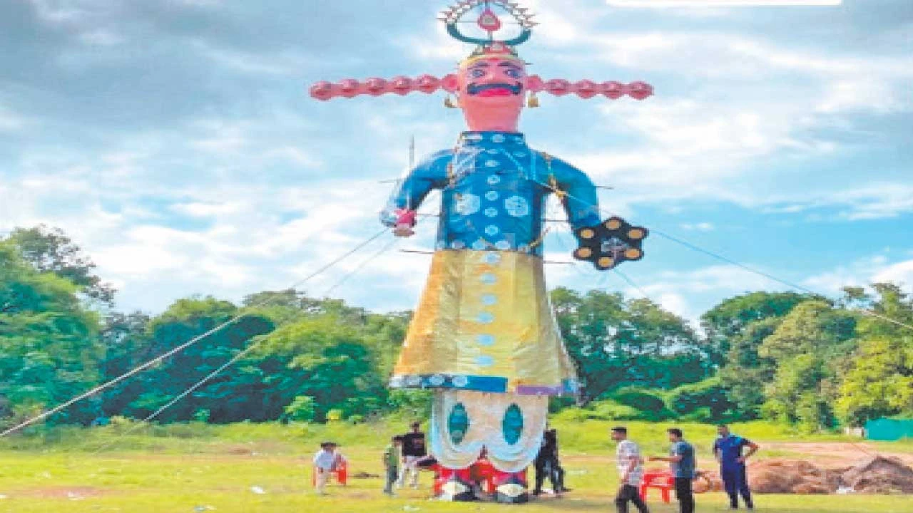 Dahod:રાવણના પૂતળાનું દહન સાથે વિજયાદશમીની ધામધૂમથી ઉજવણી