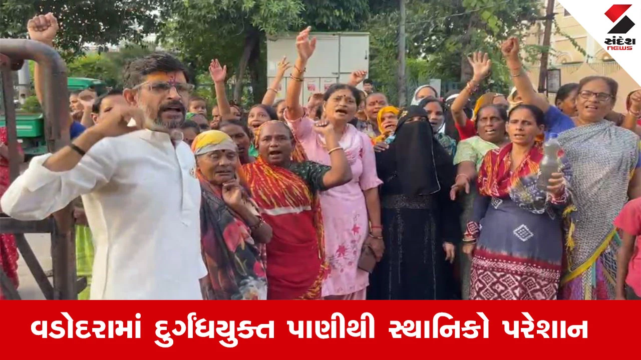 Vadodara News : લો બોલો કેવું કહેવાય, વડોદરામાં સ્ટેન્ડિંગ કમિટી ચેરમેનના વોર્ડમાં જ દુર્ગંધયુક્ત પાણીથી સ્થાનિકો પરેશાન