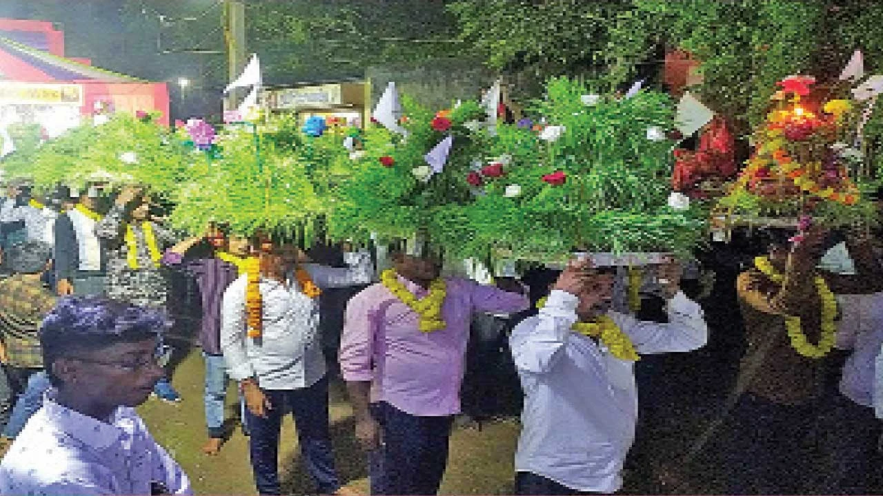 Bharuch:વેડચ ગામે ભાથીજી મંદિરે 885 જવારાનું વિસર્જન