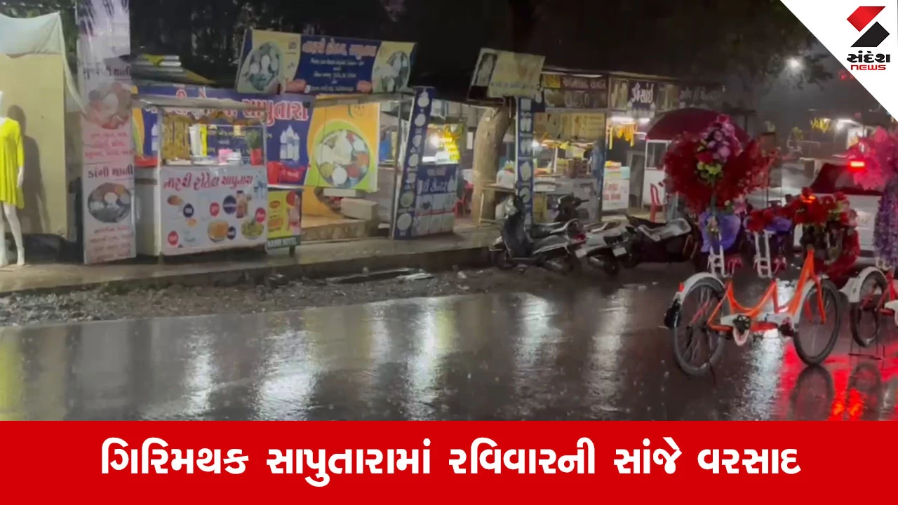 Saputaraના વાતાવરણમાં ઠંડક છવાતા પ્રવાસીઓ થયા ખુશખુશાલ