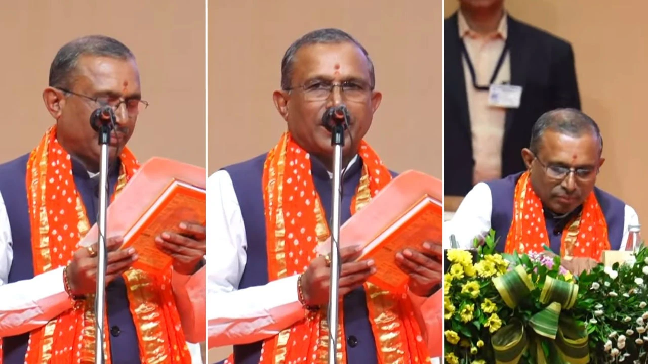 રમણ સોલંકીએ કેબિનેટ મંત્રી તરીકે લીધા શપથ