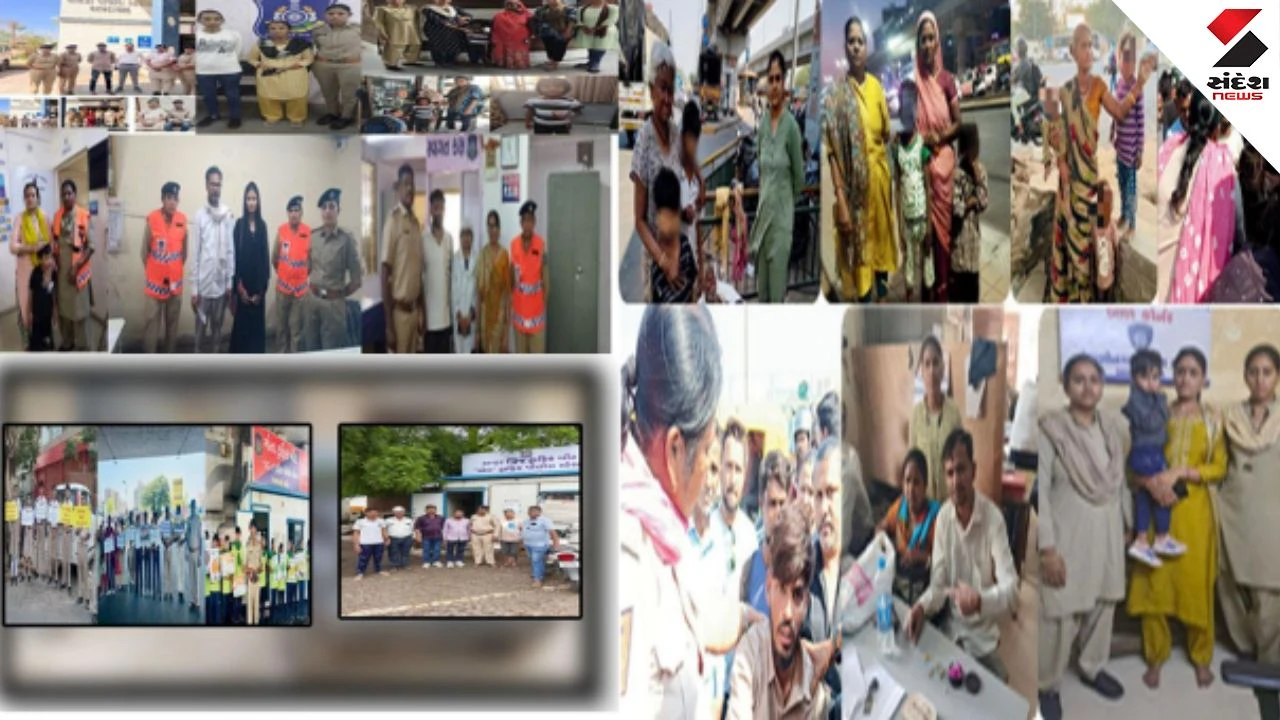 Ahmedabad : ટ્રાફિકની નાનામાં નાની સમસ્યાનું નિવારણ લાવતી અમદાવાદ ટ્રાફિક પોલીસ, મહિલા હોય કે પછી વૃદ્ધ, દરેકની સંભાળ લેતી શી ટીમ