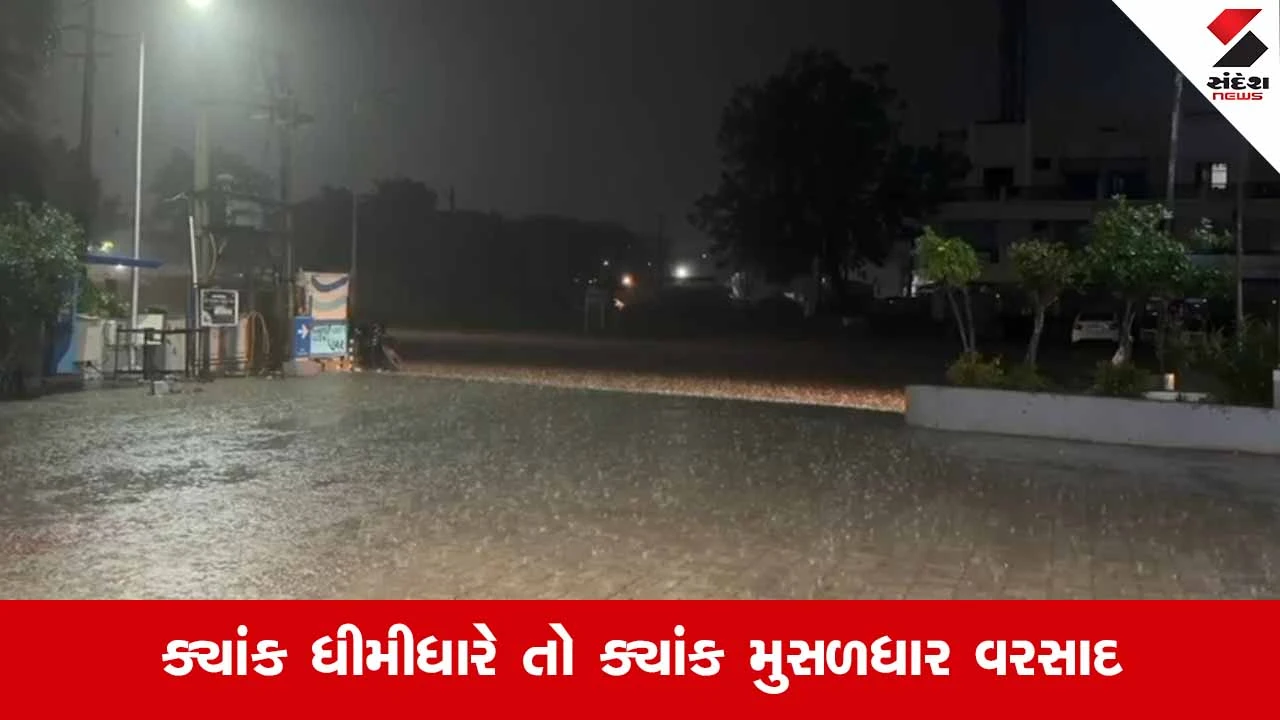 Mehsanaમાં કમોસમી વરસાદનો વધુ એક રાઉન્ડ શરૂ, વિસનગર પંથકમાં મુશળધાર વર્ષાથી ખેડૂતોમાં ફેલાયો ફફડાટ