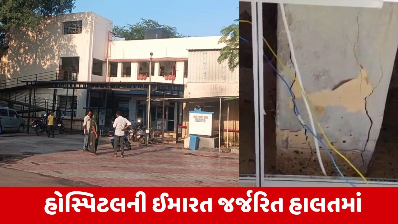 Botad : સોનાવાલા હોસ્પિટલની ખસતા હાલત, ગર્ભવતી મહિલા પર છત પરથી પડ્યું પોપડુ