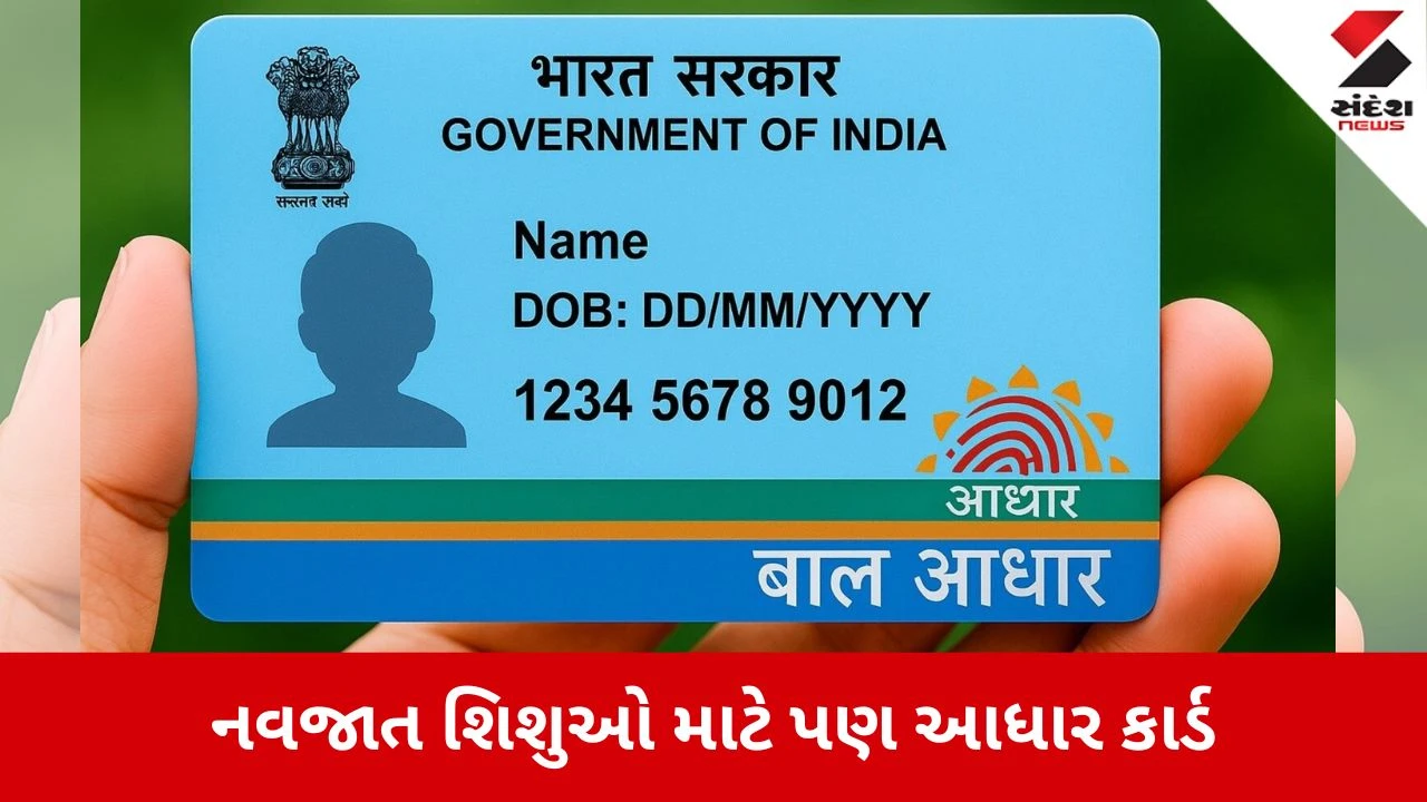 નવજાત શિશુઓ માટે પણ આધાર કાર્ડ, જાણો શું છે 'Baal Aadhar Card'?