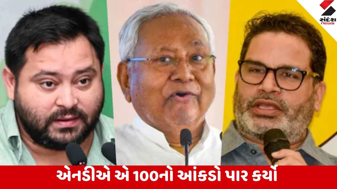 બિહાર Election Result 2025: NDA 122 અને મહાગઠબંધન 72 બેઠકો પર આગળ, ભાજપ-RJD વચ્ચે મુકાબલો.