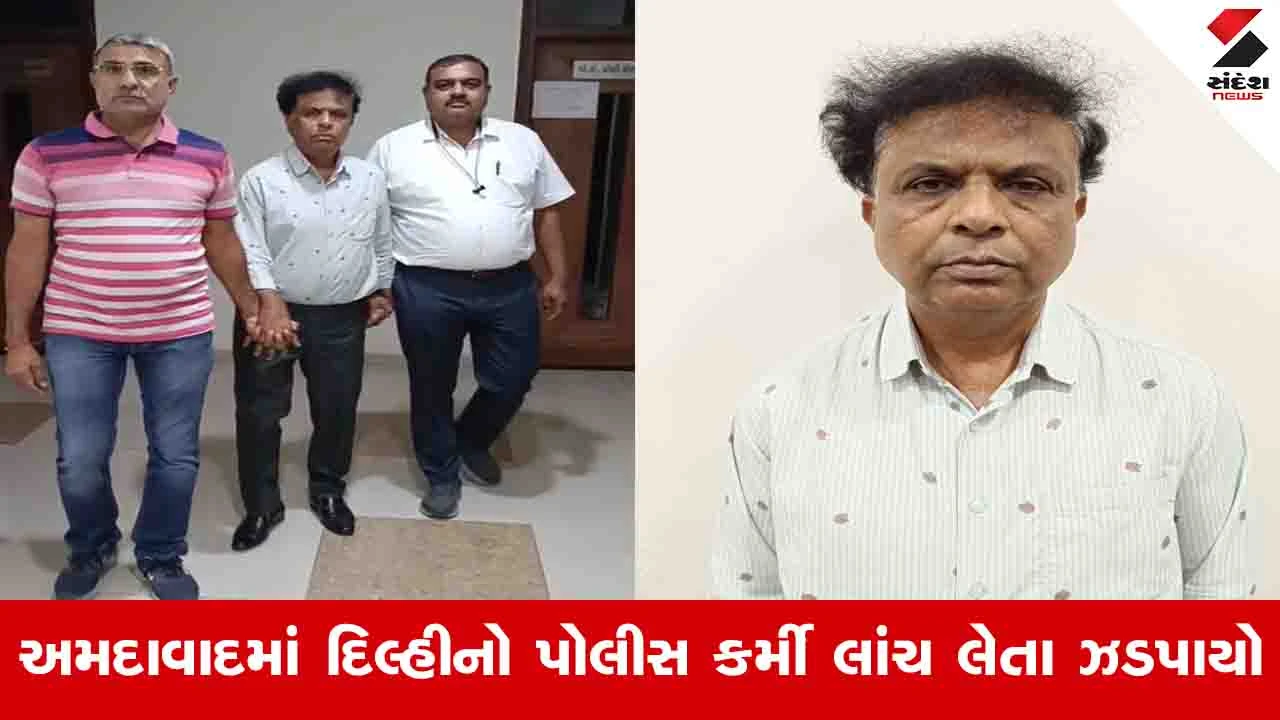Ahmedabad News: દિલ્હી ક્રાઈમ બ્રાંચના ASIએ વીઝા કન્સલ્ટન્ટ પાસે એક કરોડની લાંચ માગી, ACBએ આરોપીને રંગેહાથે ઝડપ્યો