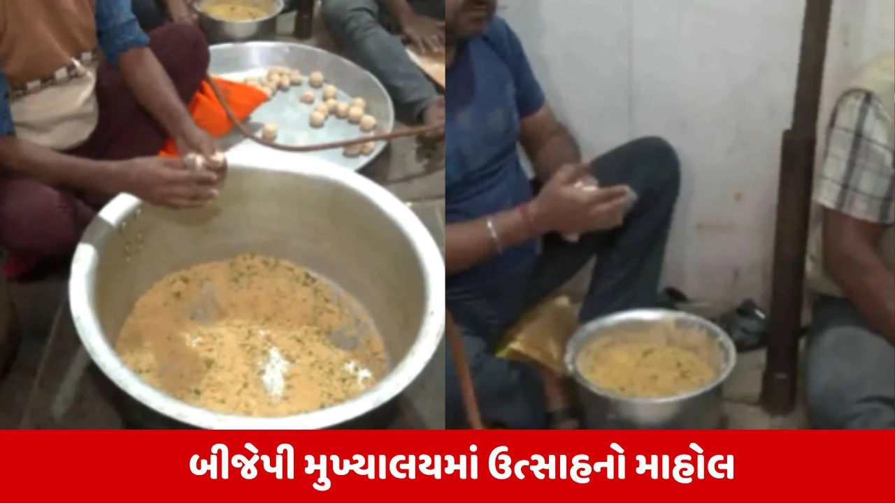 Bihar Election Result 2025: દિલ્હીમાં ઉજવણી, BJP મુખ્યાલયમાં સત્તૂ પરાઠા-જલેબી બની રહ્યા છે.