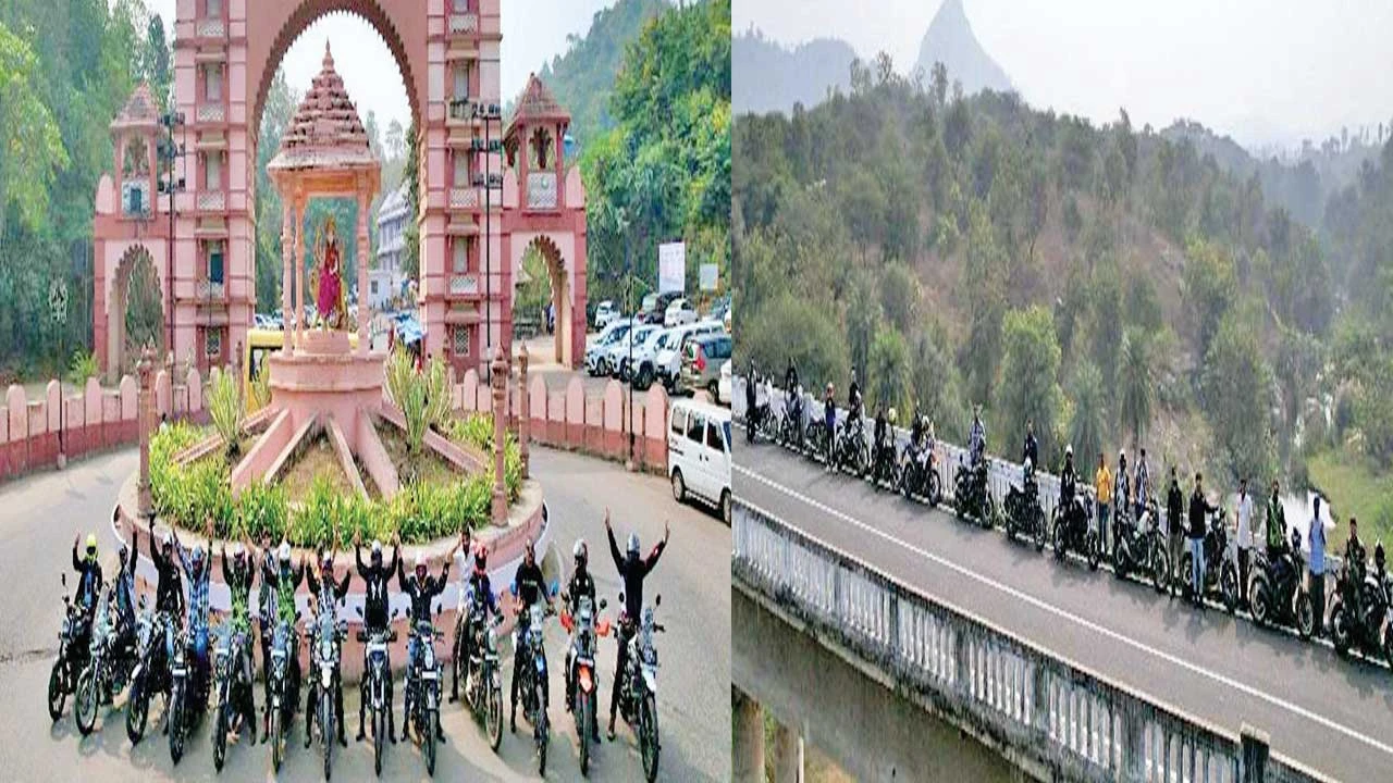 અંબાજી: દેશ-વિદેશમાં સુપ્રસિદ્ધ તીર્થ દર્શન સર્કિટ હેઠળ 18થી વધુ બાઈકર્સનો આધ્યાત્મિક પ્રવાસ
