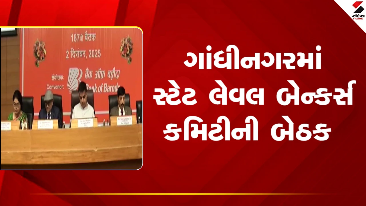 Gandhinagar News : નાયબ મુખ્યમંત્રી હર્ષ સંઘવીની અધ્યક્ષતા હેઠળ સ્ટેટ લેવલ બેન્કર્સ કમિટીની 187મી બેઠક યોજાઇ
