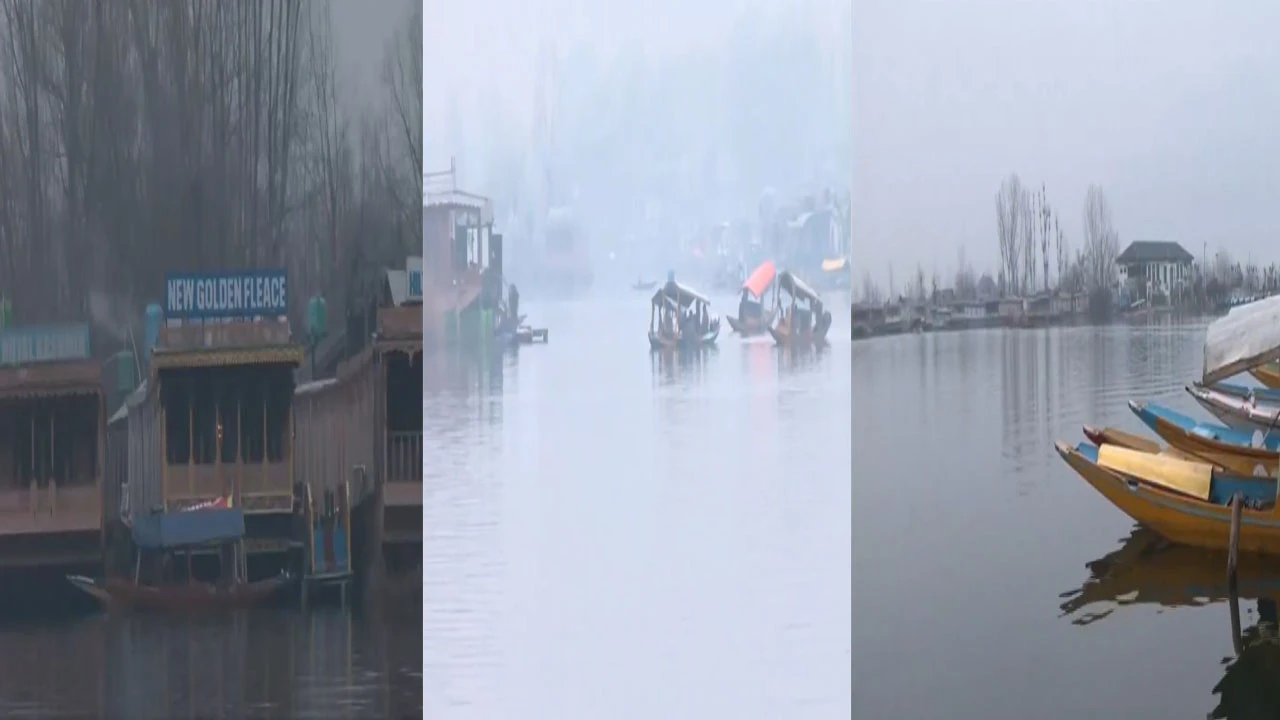 જમ્મુ અને કાશ્મીરમાં ગાઢ ધુમ્મસ અને કડકડતી ઠંડીનું વર્ણન.