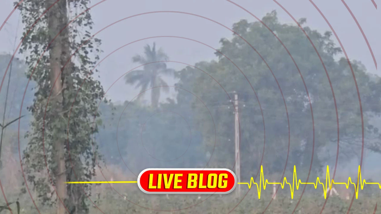 સાબરકાંઠા જિલ્લામાં ધુમ્મસ અને ઠંડી વધતા લોકો તાપણાના સહારે.