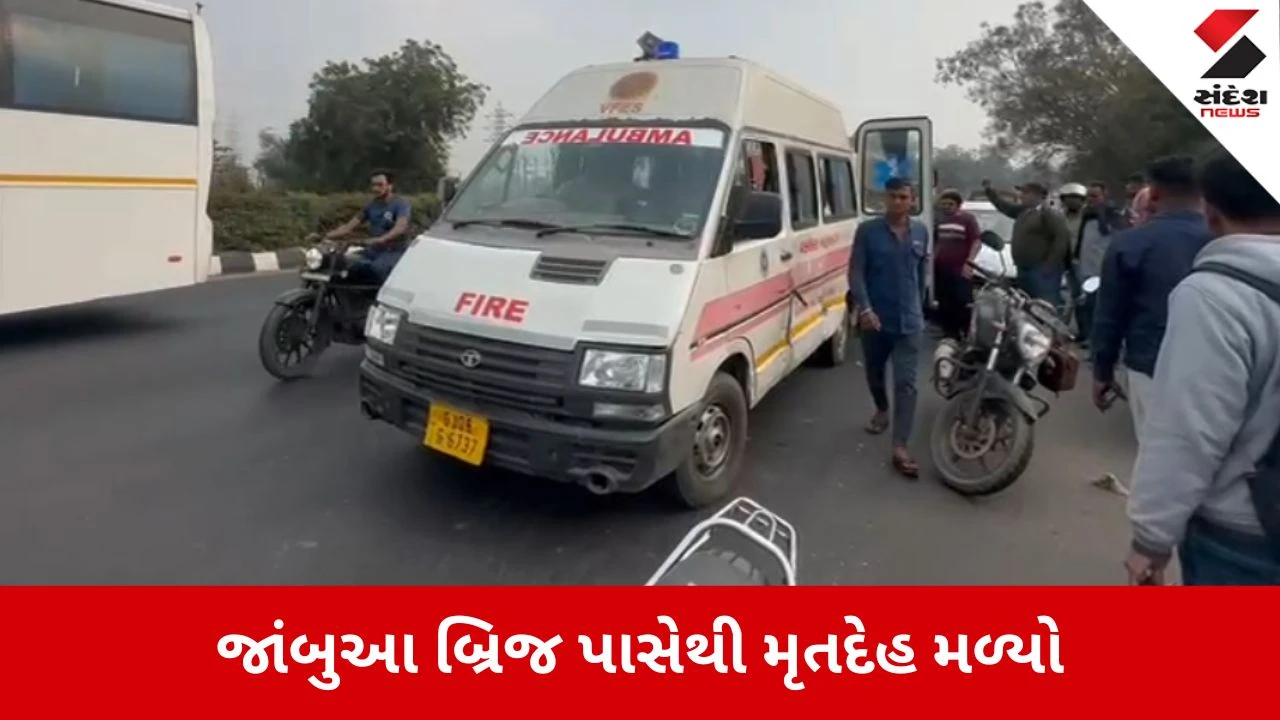 Vadodara: જાંબુઆ બ્રિજ પાસે રહસ્યમય સંજોગોમાં યુવકનો મૃતદેહ મળ્યો, પોલીસ તપાસ તેજ 