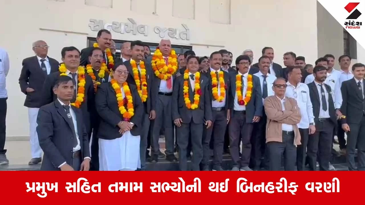 Aravalli જિલ્લા બાર એસોસિએશનમાં લોકશાહીનો વિજય: હીરાભાઈ પટેલની પ્રમુખ તરીકે બિનહરીફ વરણી 