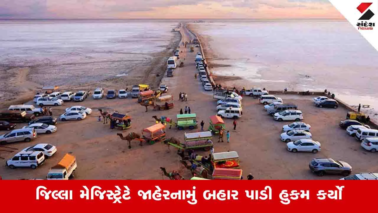 Kachchh: સફેદ રણ અને આસપાસના વિસ્તારો ખાનગી વાહનો માટે Restricted Zone જાહેર 