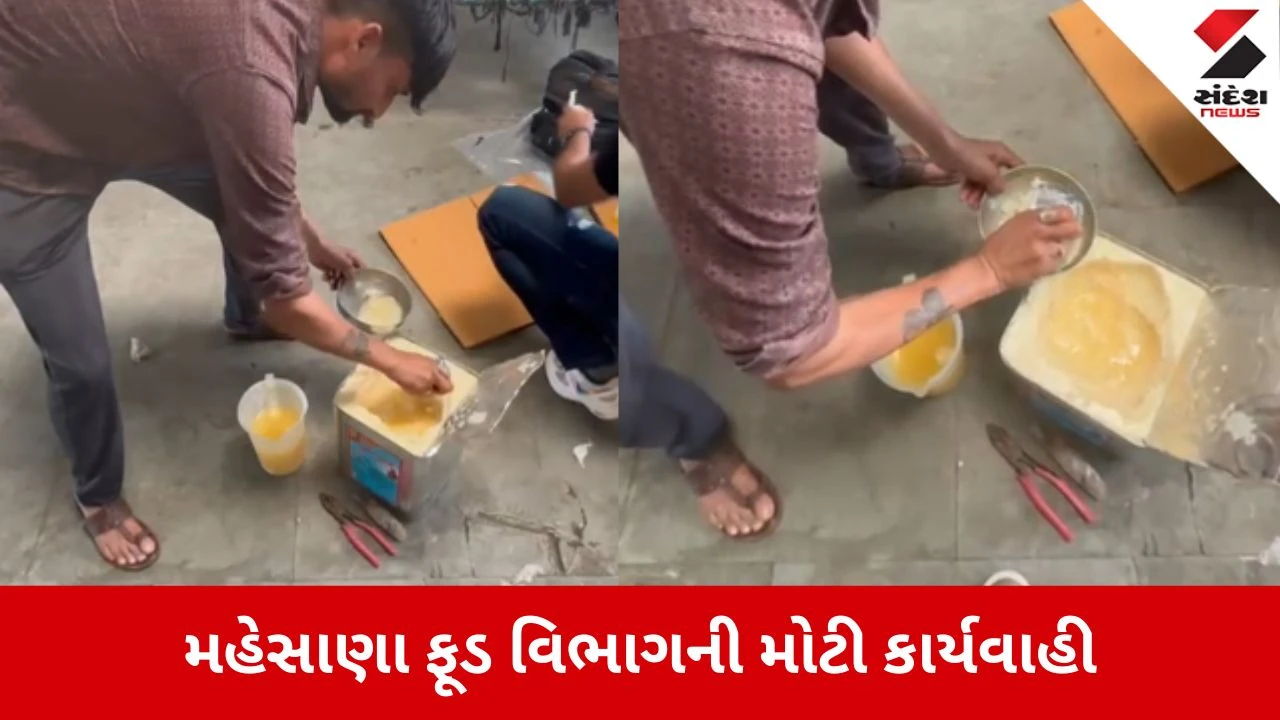 Mehsana: વનસ્પતિ તેલમાંથી પનીર બનાવતા કૌભાંડનો પર્દાફાશ, બે ડેરીમાંથી 2.72 લાખનો જથ્થો જપ્ત 