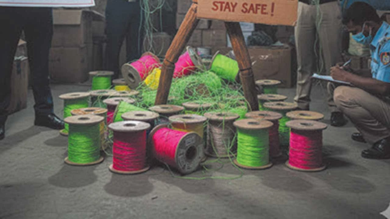 Patan: રાજપુરમાંથી ચાઈનીઝ દોરી સાથે યુવક ઝડપાયો 