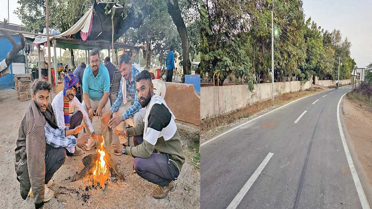 Patan: જિલ્લામાં ઠંડીનો ચમકારો : લઘુતમ તાપમાન 12 ડિગ્રી નોંધાતાં લોકો ઠૂંઠવાયા 