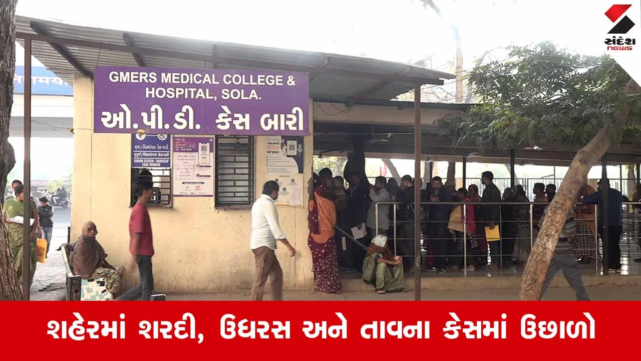 Ahmedabadમાં બેવડી ઋતુનો માર: સોલા સિવિલમાં એક જ અઠવાડિયામાં 13,000થી વધુ OPD કેસ 