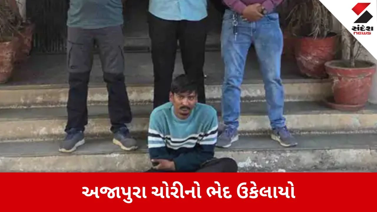 Banaskantha: અજાપુરાની ઘરફોડ ચોરીનો ભેદ ઉકેલાયો, ભડીયો લુહાર મુદ્દામાલ સાથે ઝડપાયો 
