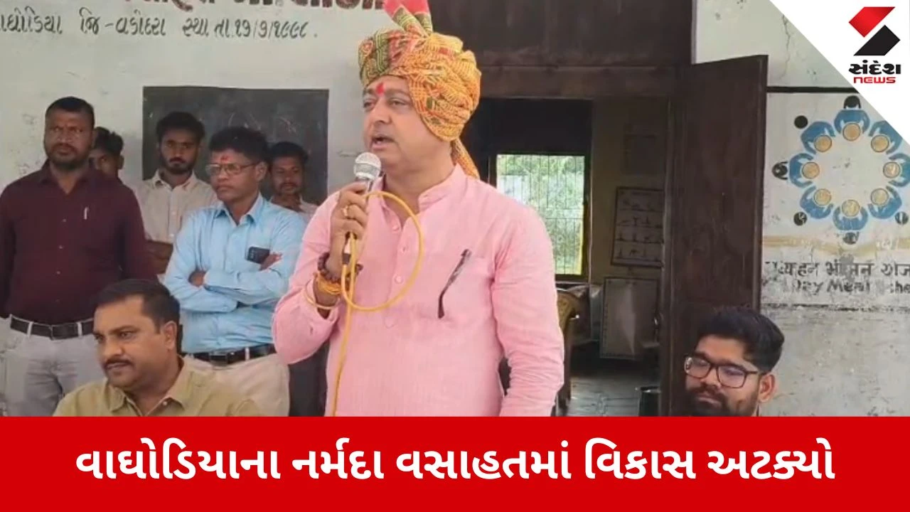 Vadodara: નર્મદા વસાહતના અસરગ્રસ્તોની ધીરજ ખૂટી, પ્રાથમિક સુવિધાઓ મુદ્દે ધારાસભ્યને ઉગ્ર રજૂઆત 
