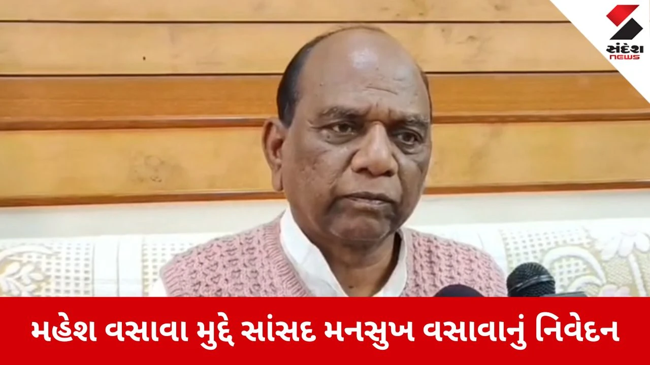 Narmada: મહેશ વસાવાના કોંગ્રેસ પ્રવેશ પર મનસુખ વસાવાનું નિવેદન, મહેશભાઈની લડાઈ ચૈતર વસાવા સામે ભાજપ સામે નહીં 
