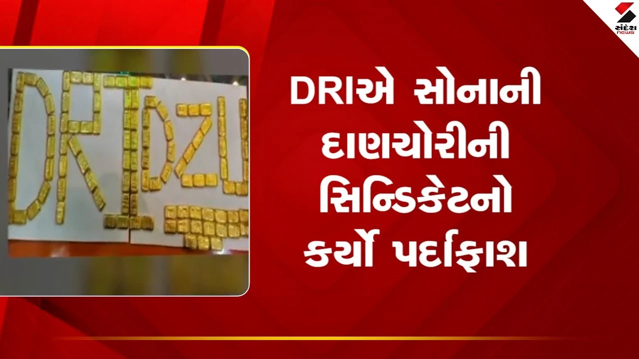 Ahmedabad:DRIએ સોનાની દાણચોરીની સિન્ડિકેટનો કર્યો પર્દાફાશ 