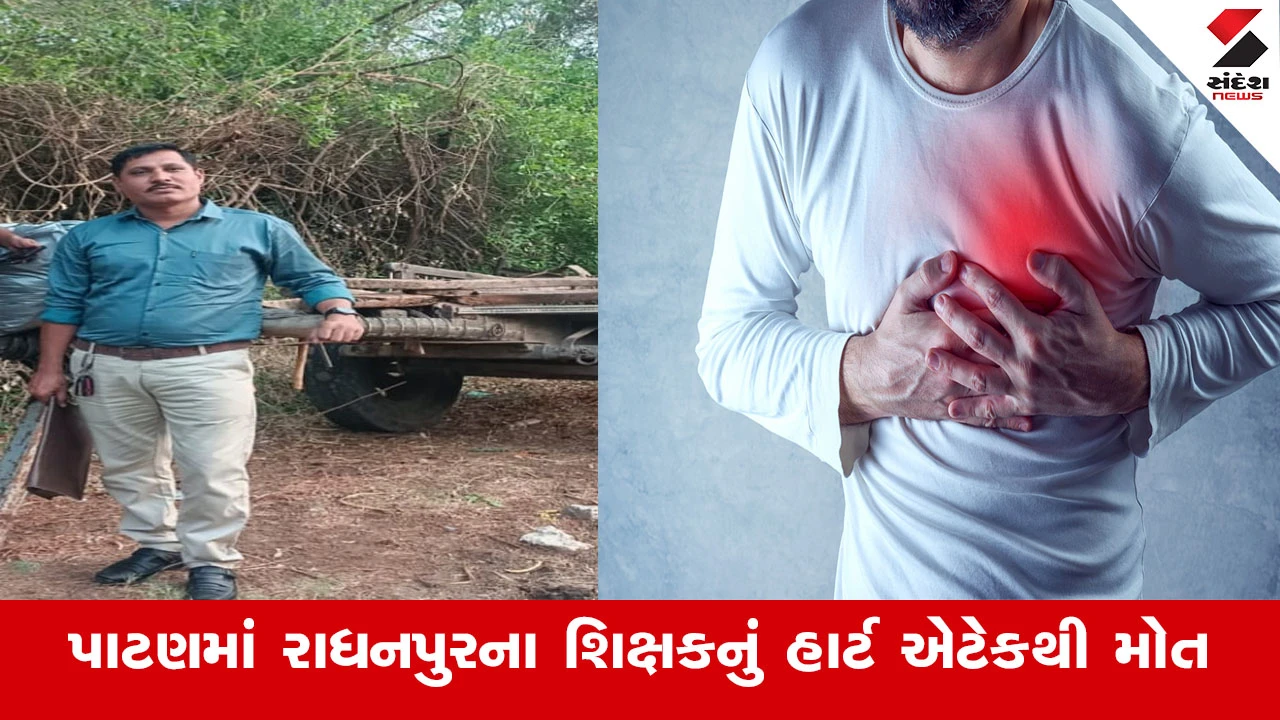 Patan News : પાટણમાં રાધનપુરમાં પ્રવાસ દરમિયાન શિક્ષકનું હાર્ટ એટેકથી મોત, અંબાજીમાં ગબ્બરથી નીચે ઉતરતા બની ઘટના 