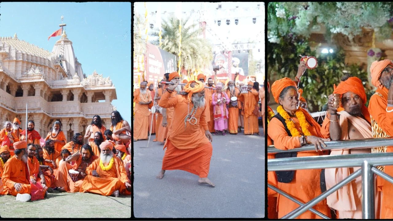 સોમનાથમાં સ્વાભિમાન પર્વને લઈ અનેરો ઉત્સાહ, ગિરનાર તીર્થક્ષેત્ર સહિતના સાધુ- સંતો દર્શનાર્થે પહોંચ્યા 