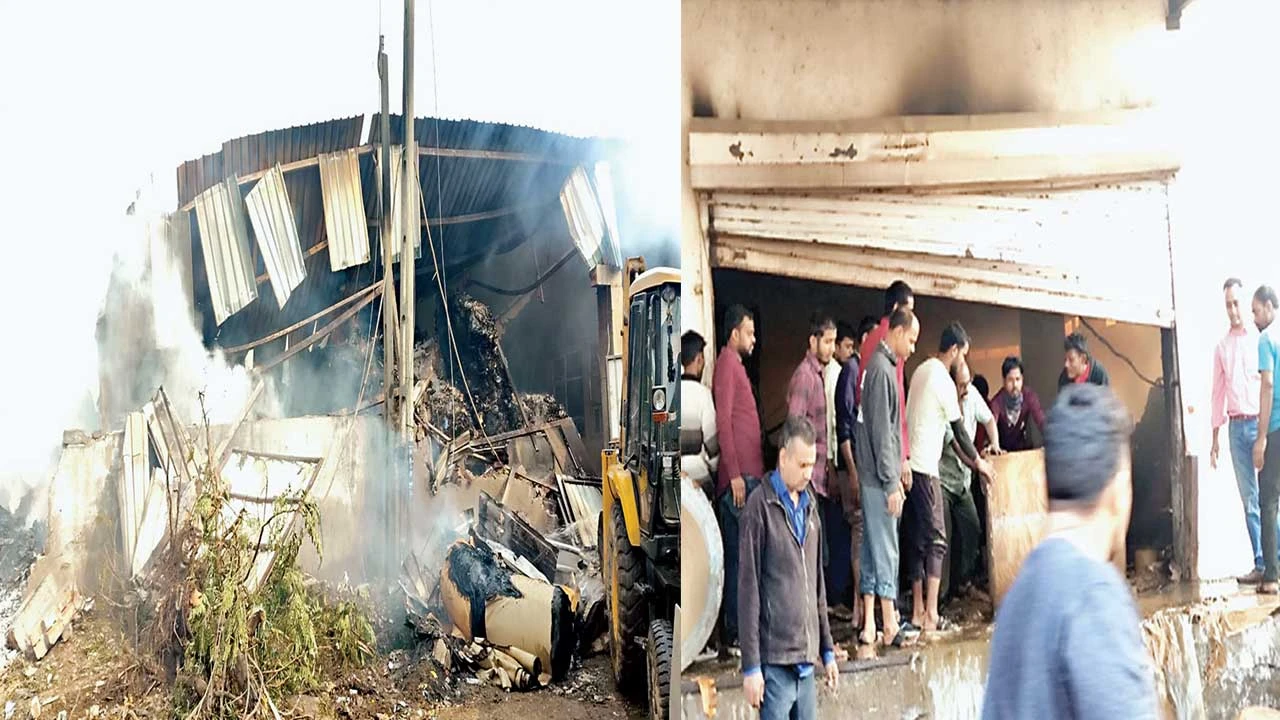 Sanand: મોરૈયા જીઆઇડીસીમાં પેપર વેસ્ટની કંપનીમાં આગ ભભૂકતા દોડધામ 