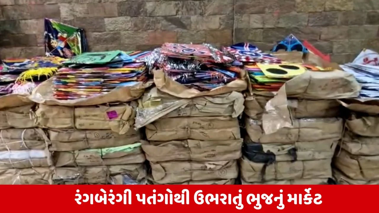 Kutch News:  ભાવમાં 15 ટકાનો વધારો છતાં પતંગરસિકોમાં જોવા મળ્યો જબરો ઉત્સાહ, માર્કેટમાં ખરીદીની ભારે ભીડ 