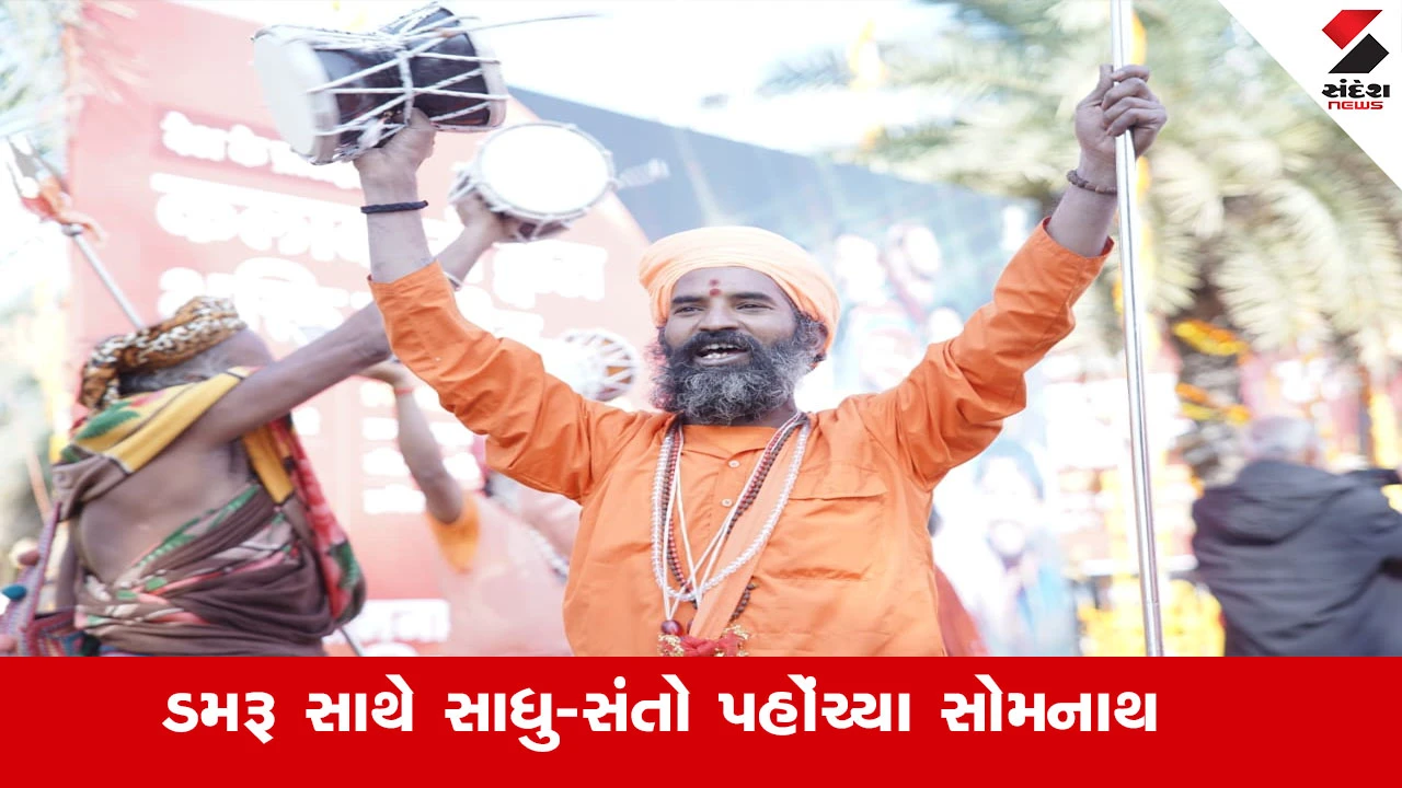 Gir Somnath News : સોમનાથમાં સ્વાભિમાન પર્વને લઈ અનેરો ઉત્સાહ, ગિરનાર તીર્થક્ષેત્ર સહિતના સાધુ- સંતો ભગવાન સોમનાથના દર્શનાર્થે પહોંચ્યા 