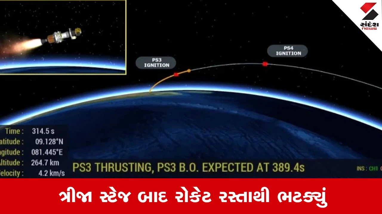 ISRO: મિશન PSLV C62 ફેલ, રોકેટએ દિશા બદલતા ઓર્બિટમાં તૈનાત ન થઇ શક્યું અન્વેષા સેટેલાઇટ 