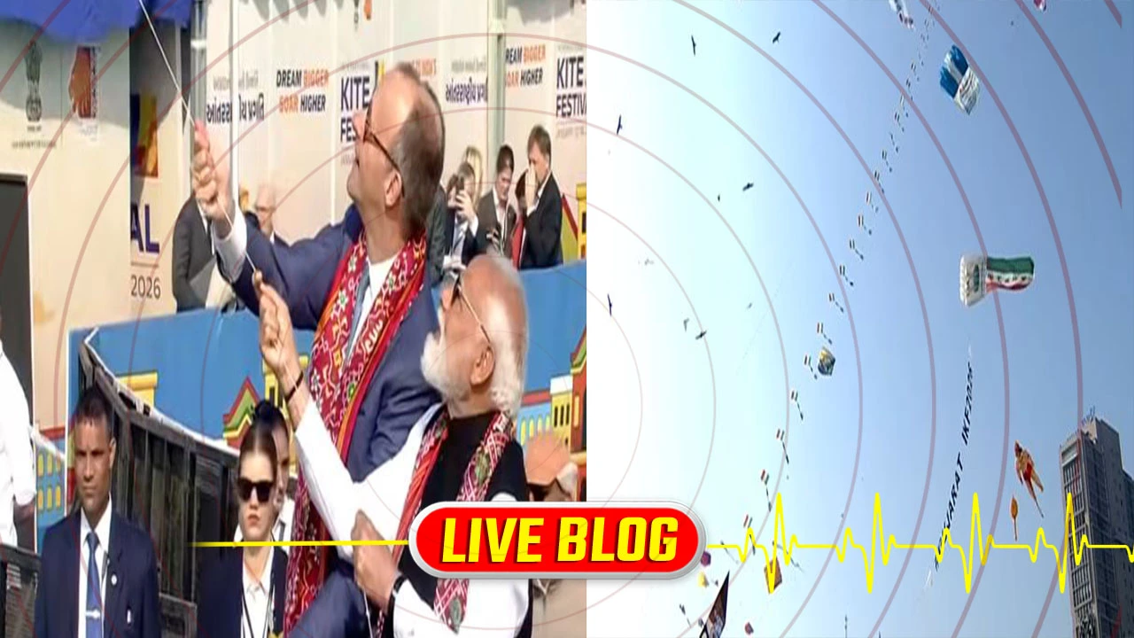 Gujarat Latest News Live : PM મોદી અને જર્મન ચાન્સેલર ફ્રેડરિક મર્ઝ આંતરરાષ્ટ્રીય પતંગ મહોત્સવમાં પહોંચ્યા 