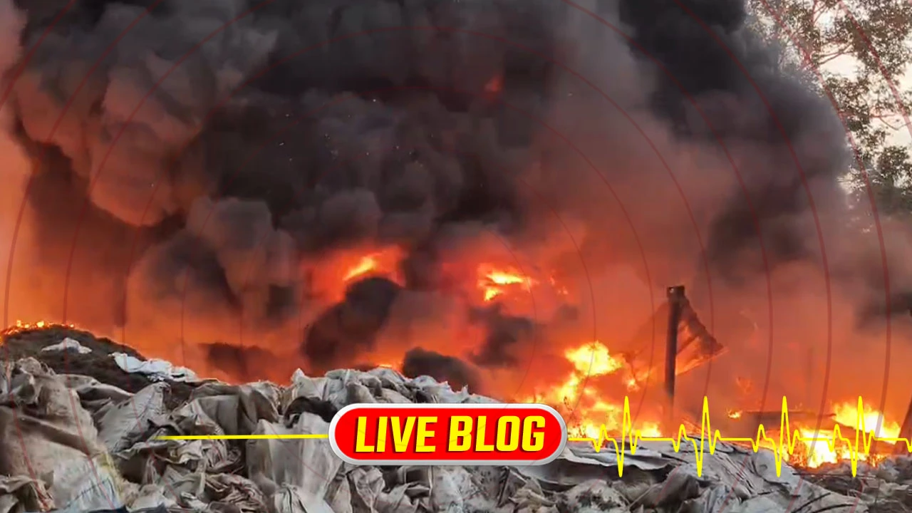 Gujarat Latest News Live : દમણના કચીગામમાં ભંગારના ગોડાઉનમાં ભીષણ આગ, સિલિન્ડર બ્લાસ્ટ થતા 6 કામદારો દાઝ્યા 
